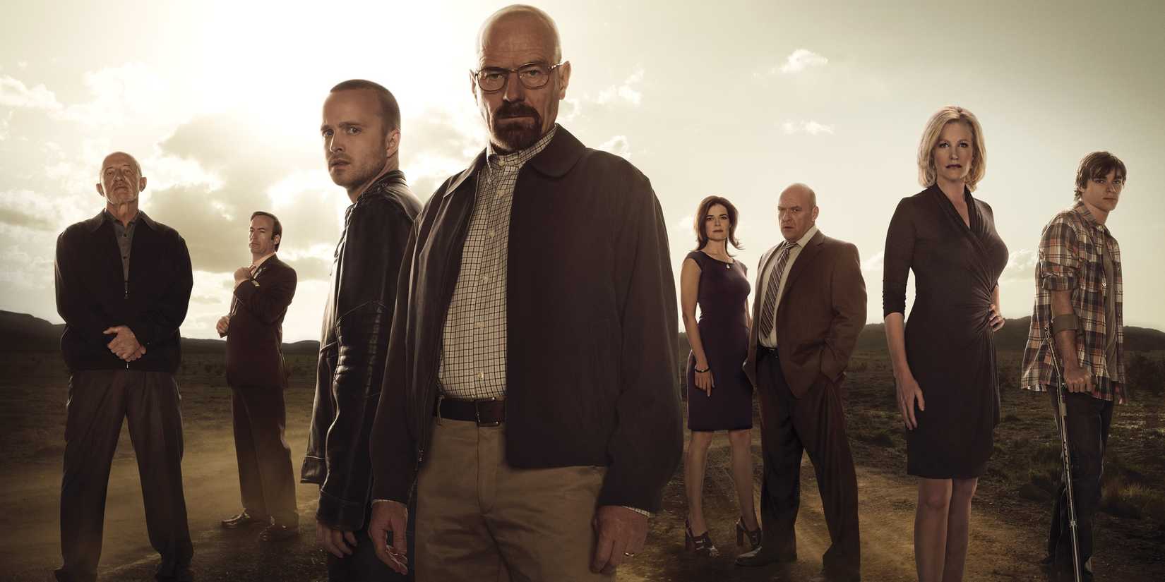 The cast of Breaking Bad