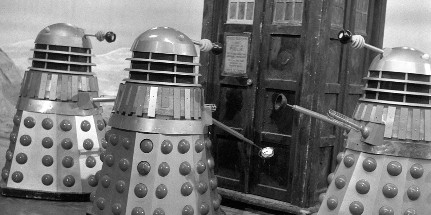the daleks around the tardis in Doctor Who 'The Chase'