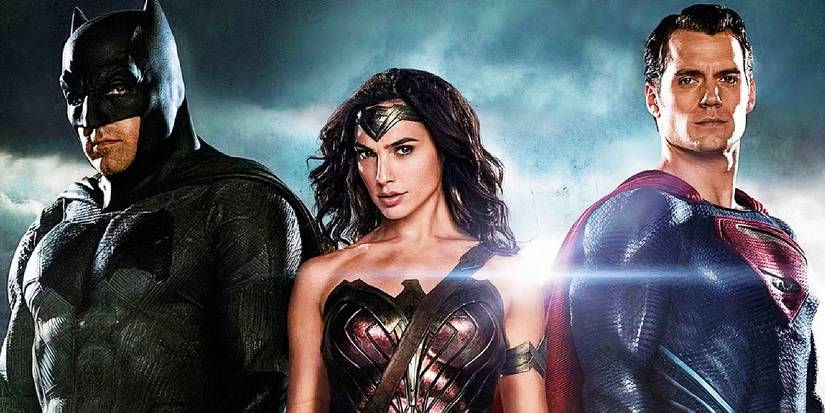 A Trindade Original do DCEU em Batman, Superman em A Origem da Justiça com Mulher-Maravilha