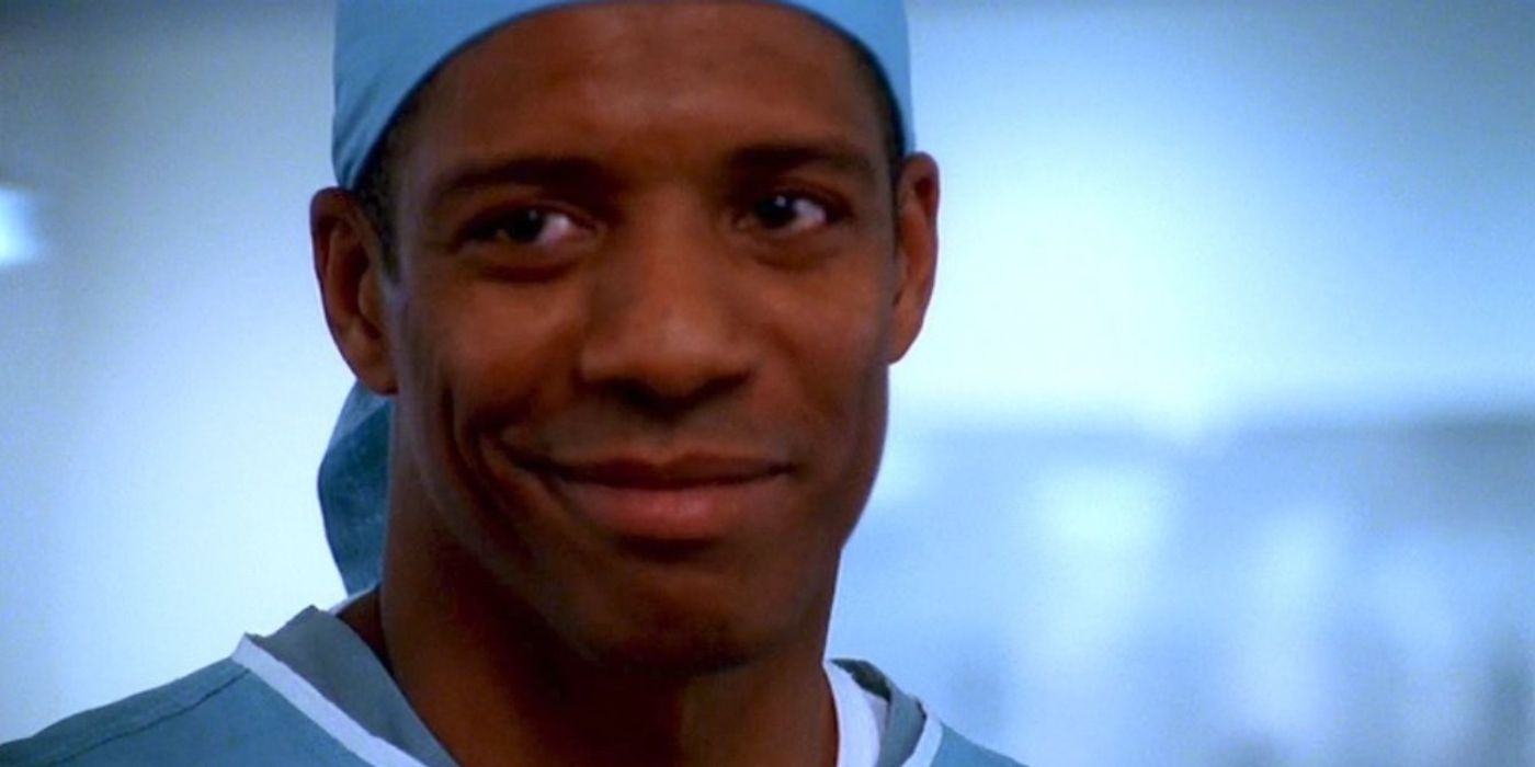 Pancho Demmings as Gerald Jackson in scrubs in NCIS