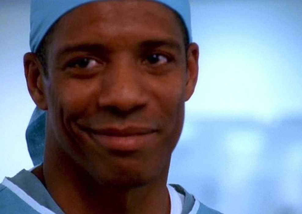 Pancho Demmings as Gerald Jackson in scrubs in NCIS