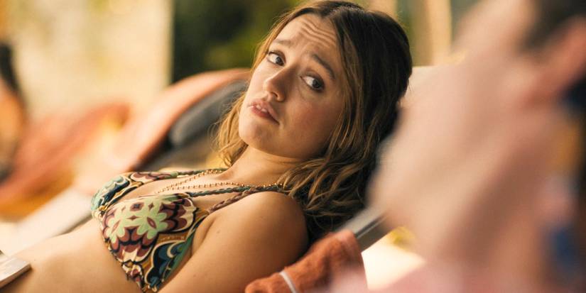 Chelsea (Aimee Lou Wood) diz a Saxon que ele não tem alma em The White Lotus Temporada 3 Episódio 6.