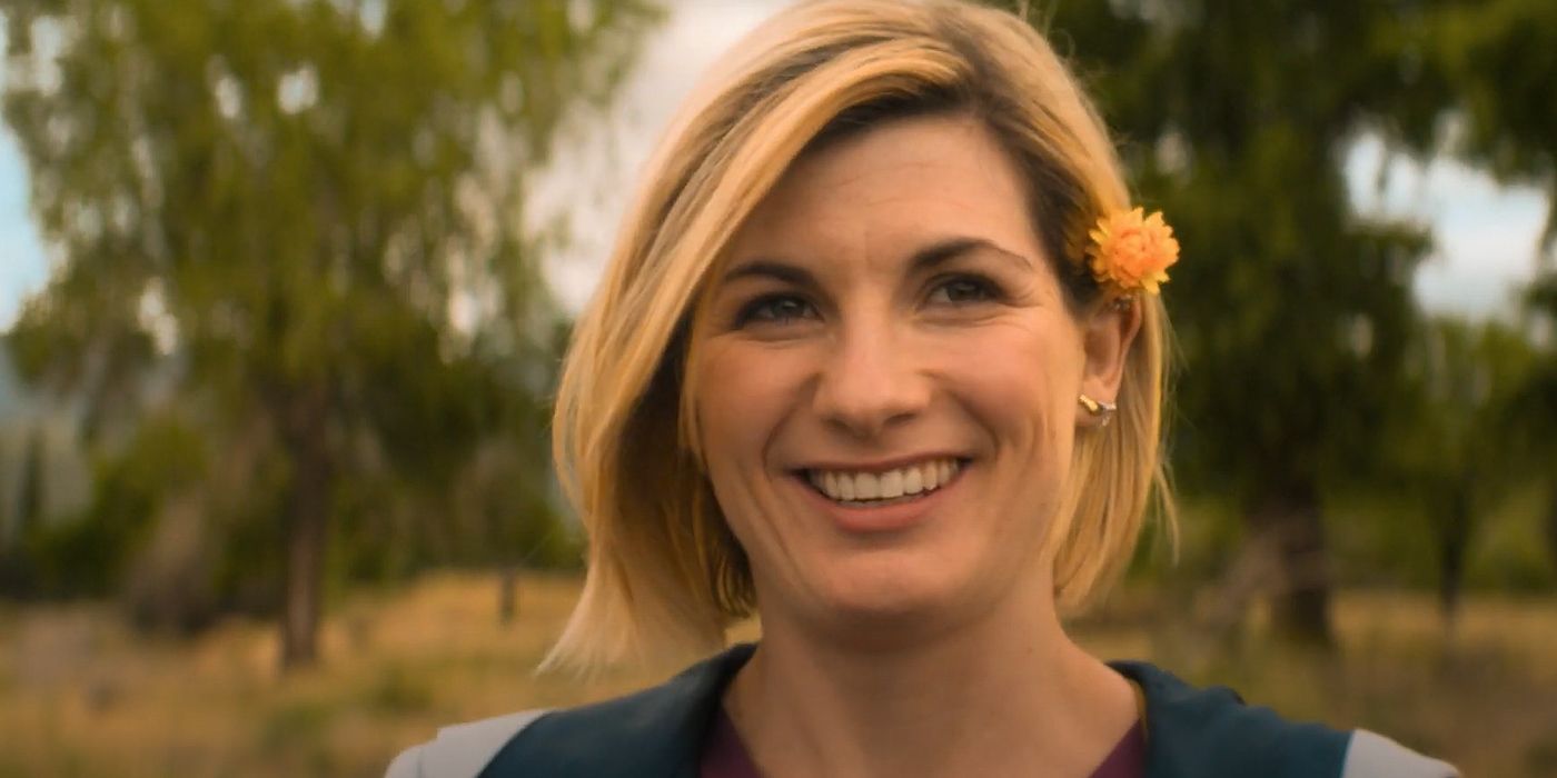thirteenth doctor smiling in demons of the punjab doctor who