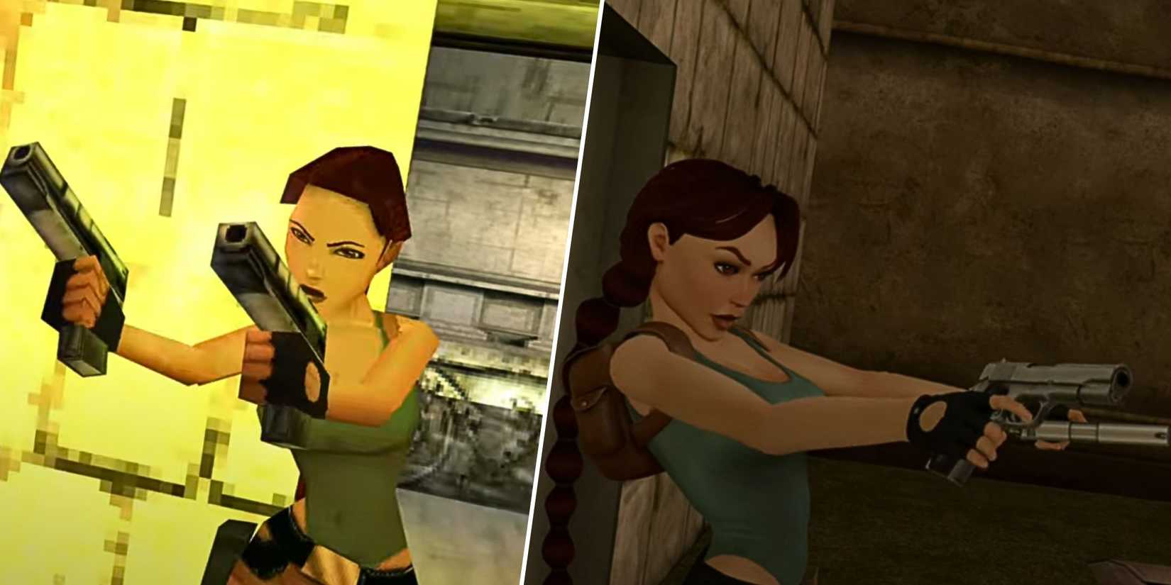 The Tomb Raider 4-6 remaster updates the graphics for character models like Lara Croft.