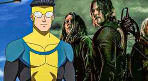 Invincible and the cast of The Walking Dead.