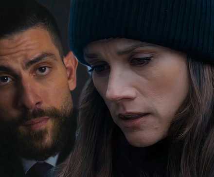 Zeeko Zaki as OA looking serious next to Missy Peregrym as Maggie looking worried in FBI