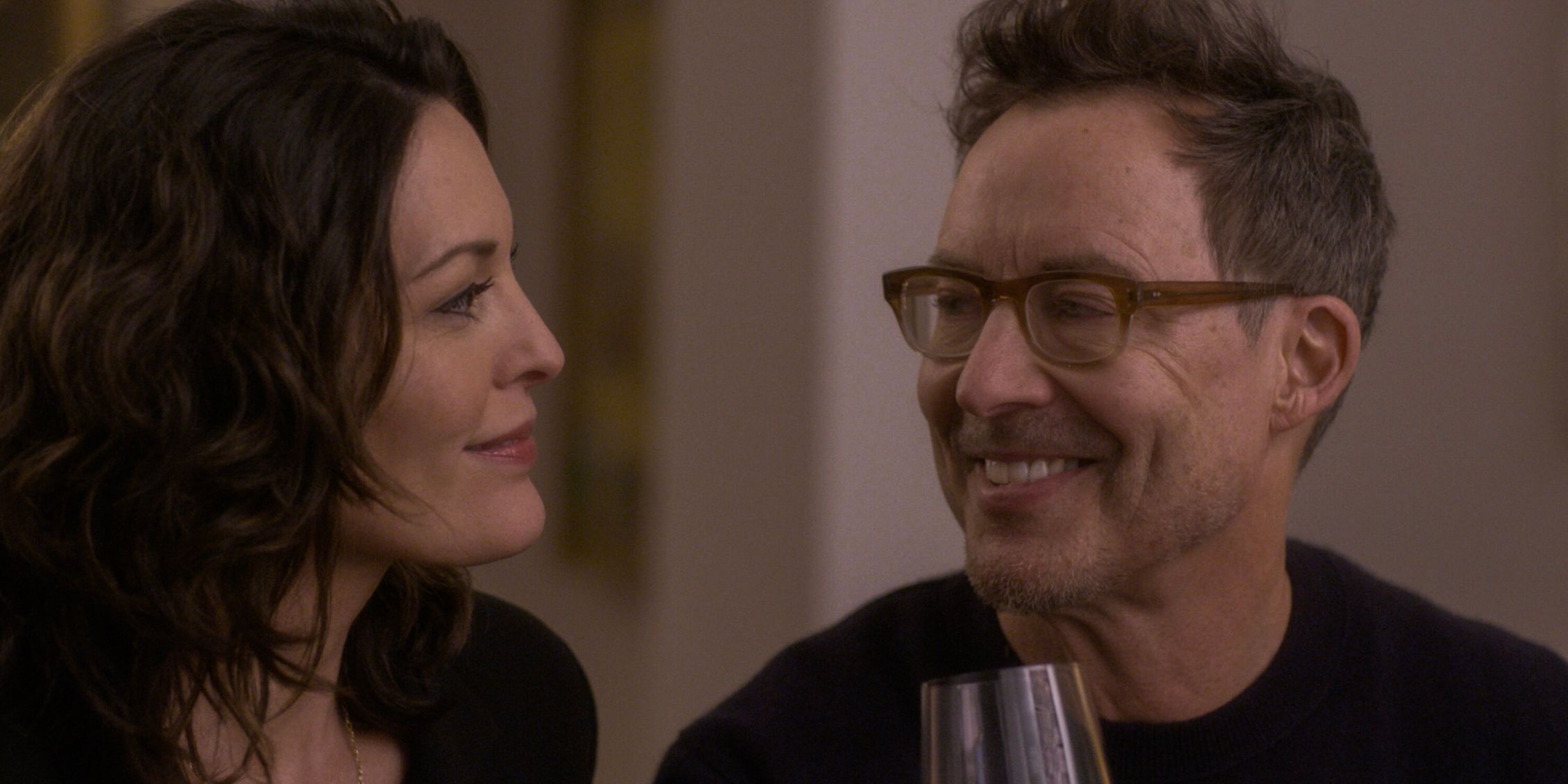 FBI Isobel and her husband toast