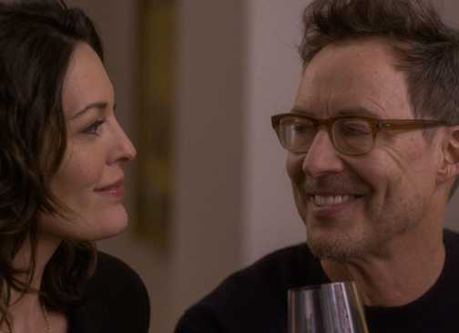 FBI Isobel and her husband toast