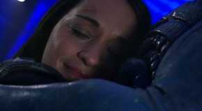 Asta hugging Harry in Resident Alien
