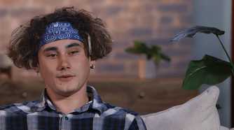 A close up of Jason Korpi wearing a bandana on Unexpected