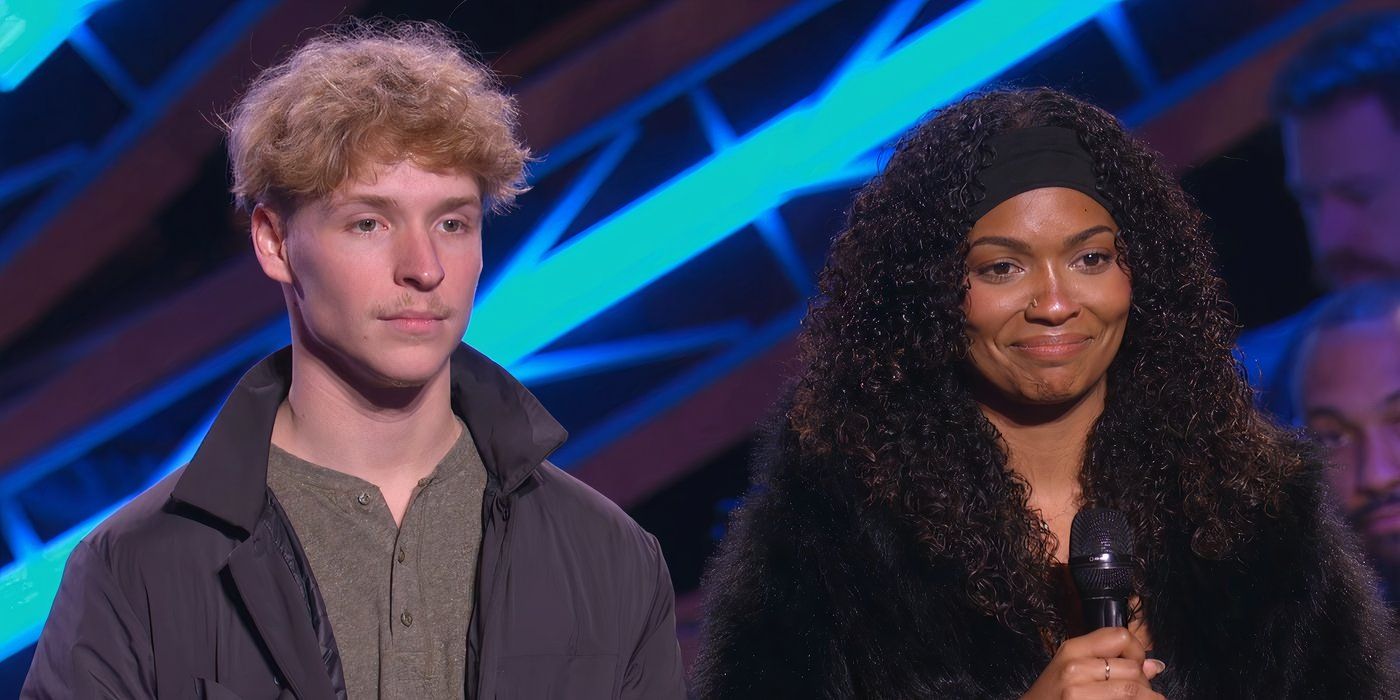 American Idol season 23 contestants Baylee Littrell and Keilene stand before the judges