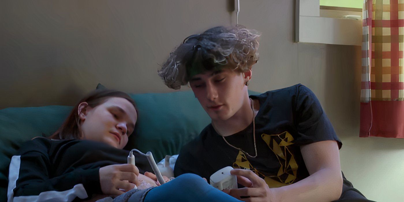Jason Korpi and Kylen Smith during an ultrasound on Unexpected