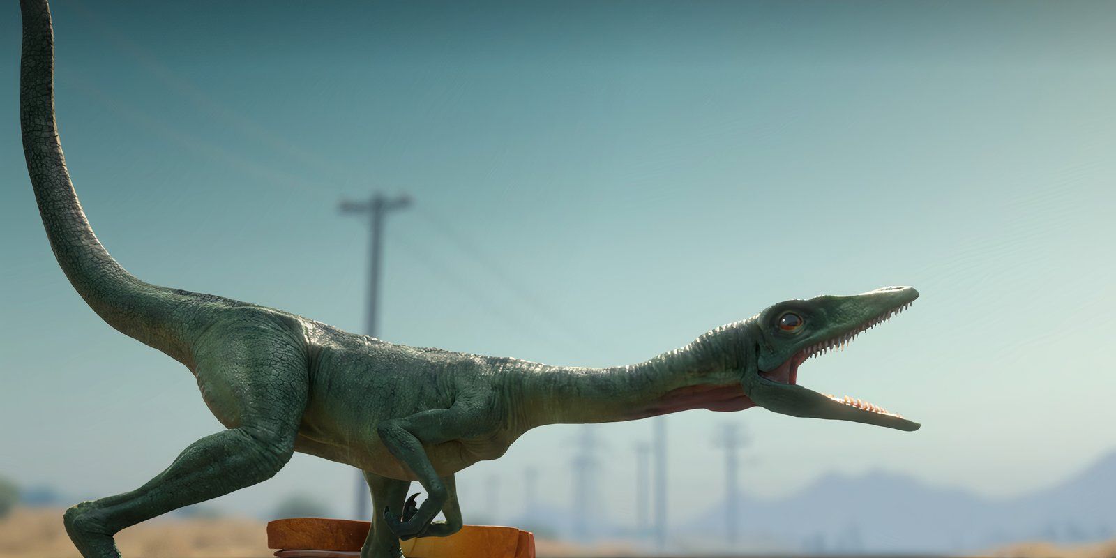 Statue JW Icons Compsognathus Par Iron Studios - Neuve Sous Blister