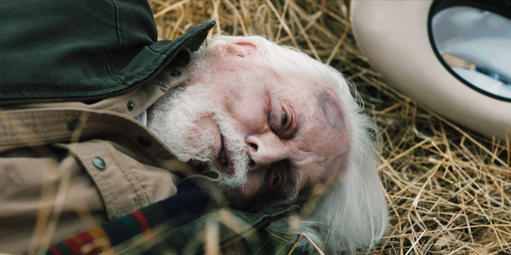 A dead Dirk Hurdstrom in Yellowstone season 2, episode 9