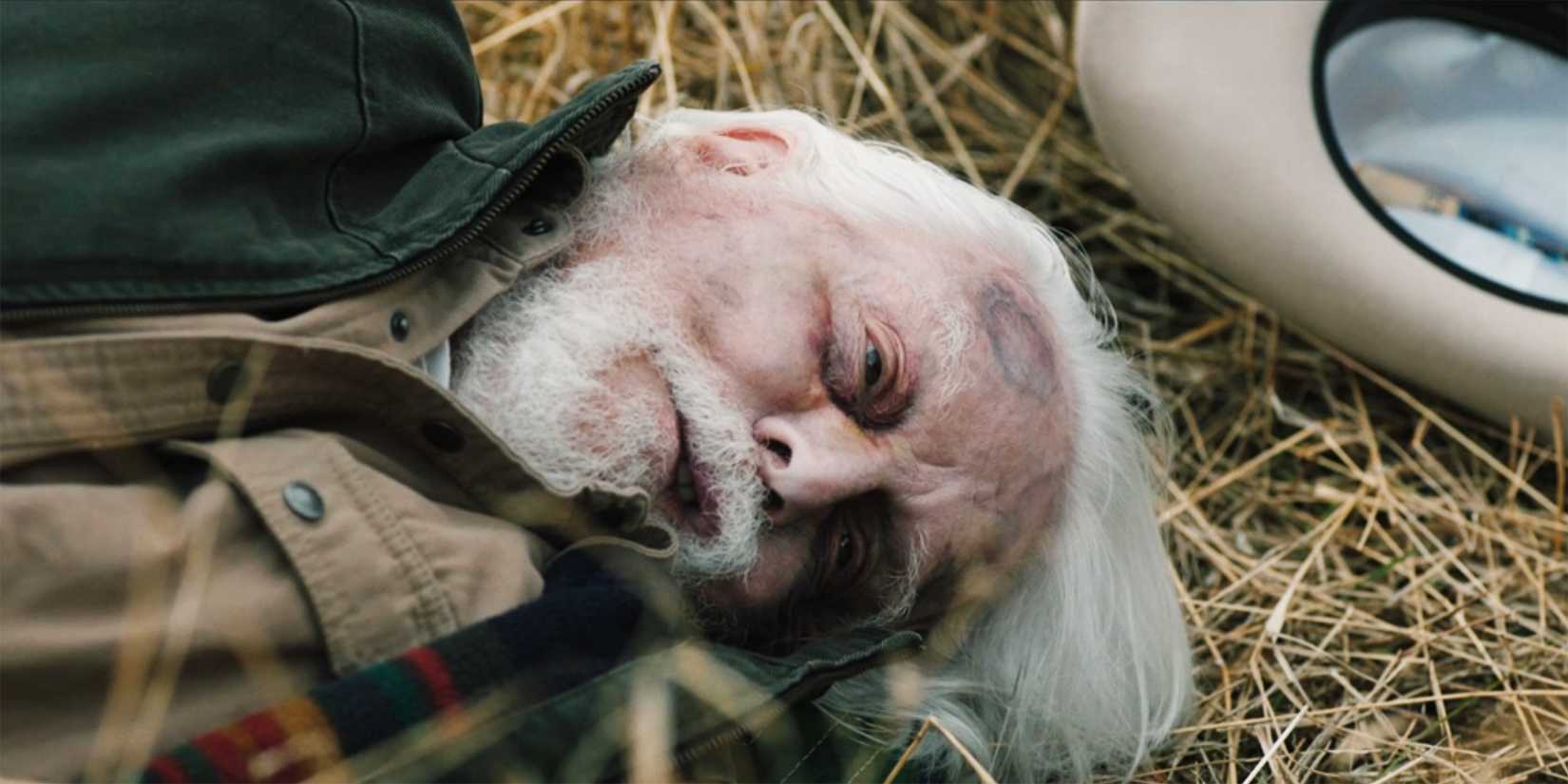 A dead Dirk Hurdstrom in Yellowstone season 2, episode 9