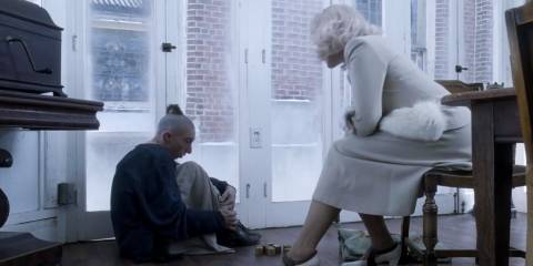 American Horror Story Freak Show scared Pepper at the orphanage meeting Elsa