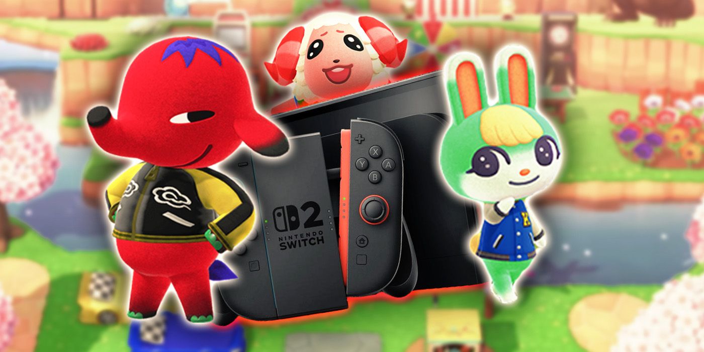 Animal Crossing characters with the Switch 2