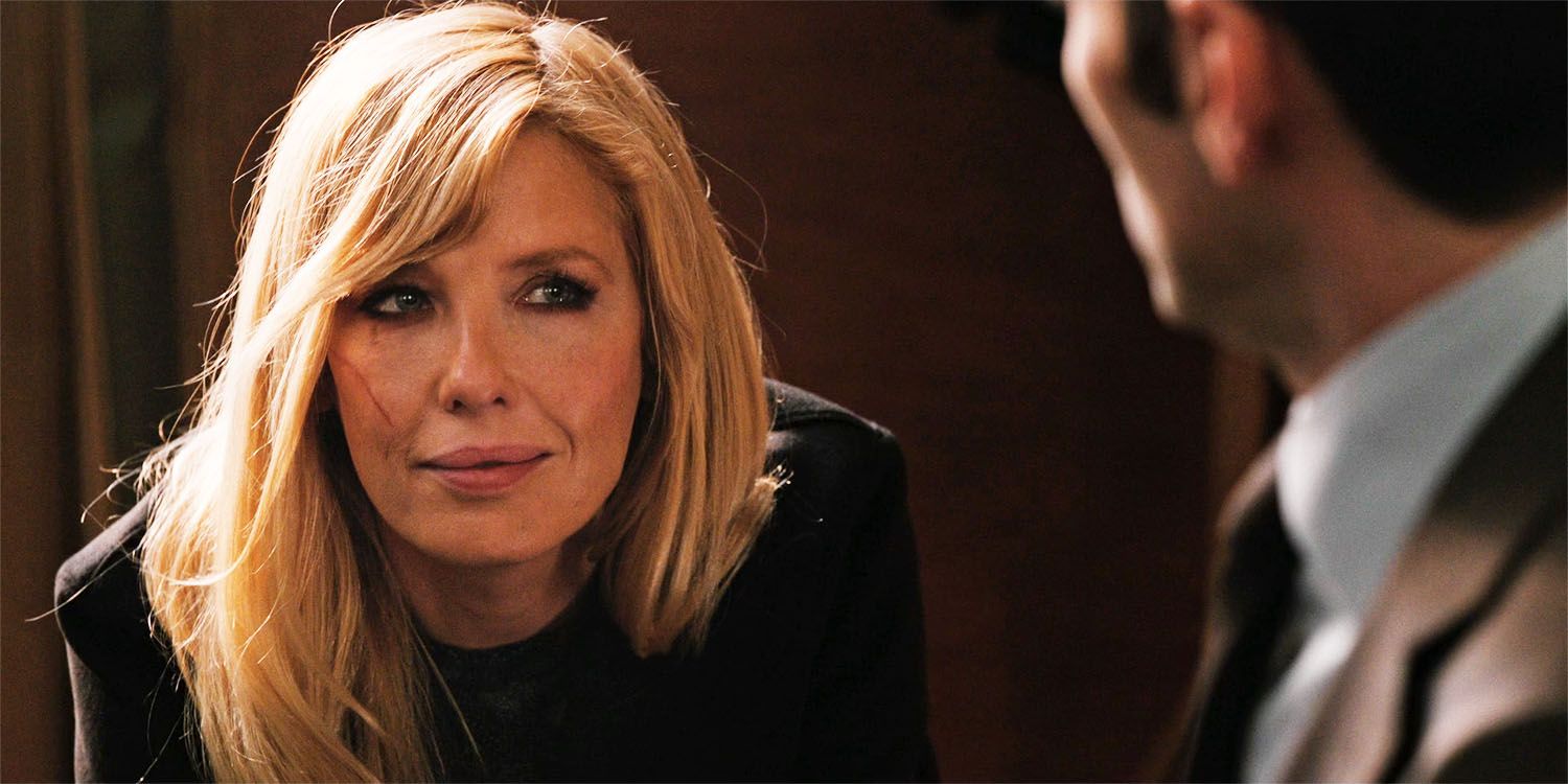 Beth Dutton in Yellowstone season 4, episode 10, smiling at Jamie