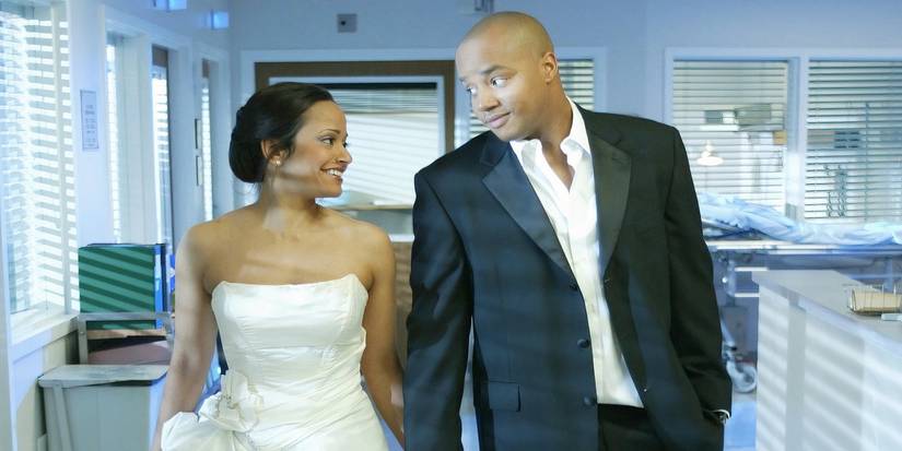 Carla and Turk from Scrubs