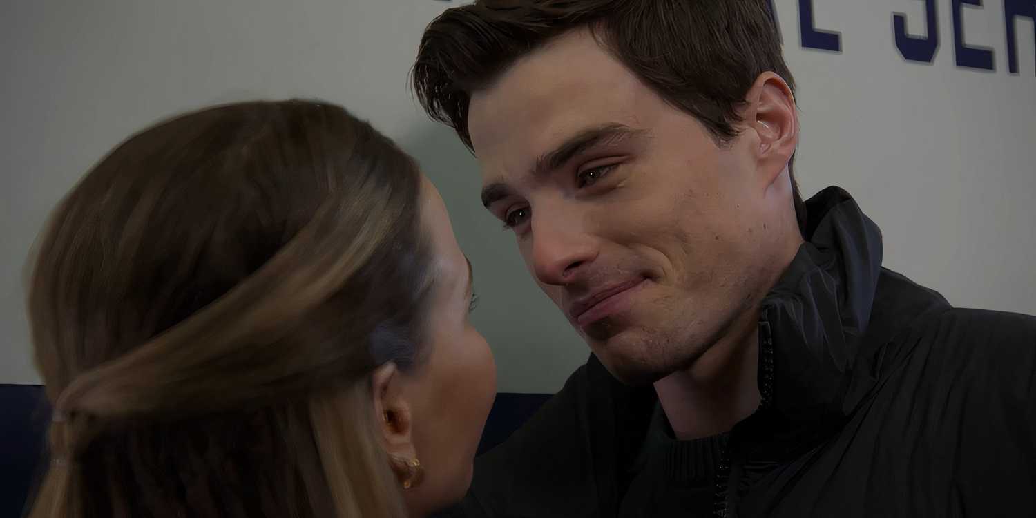 Jocelyn Hudon as Lizzie Novak and Michael Bradway as Jack Damon in Chicago Fire