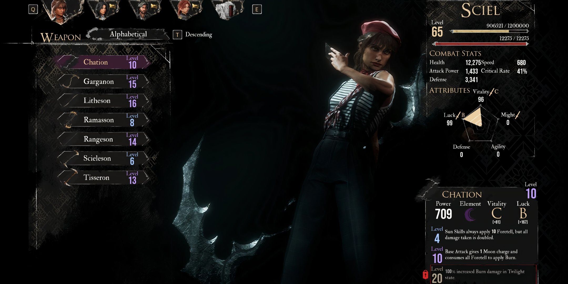 Clair Obscur: Expedition 33 Complete Character Build Guide