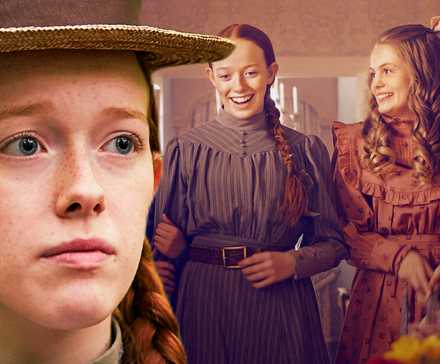 Коллаж с Энн (Эмбет МакНулти) в "Anne with an E".