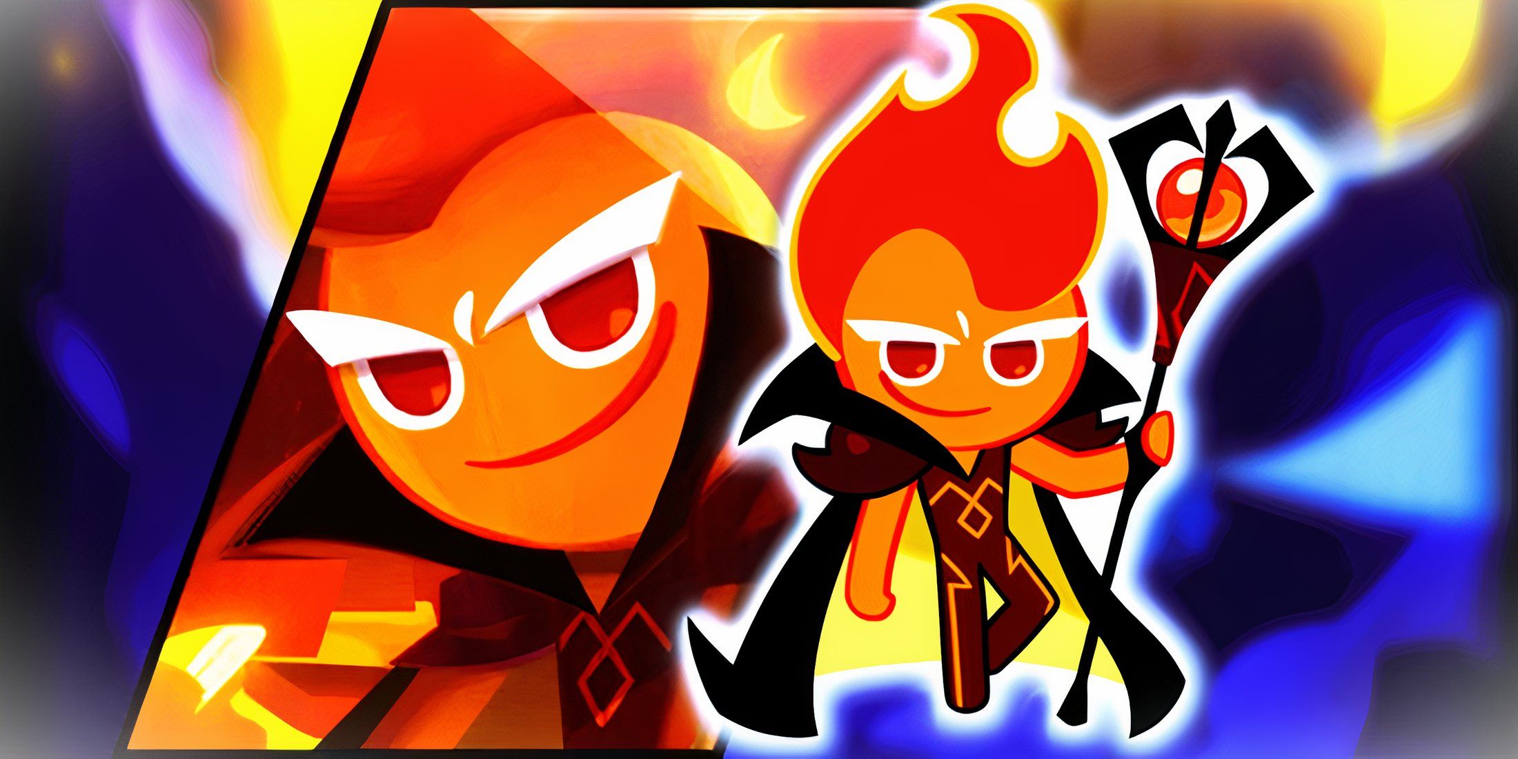 Cookie Run Kingdom Fire Spirit Cookie Arena Portrait And Sprite
