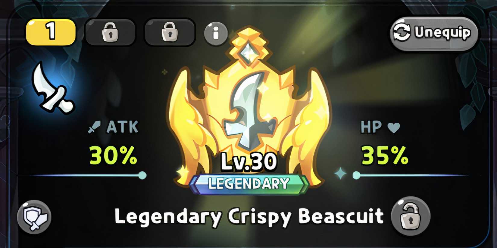 Cookie Run Kingdom Legendary Crispy Beascuit