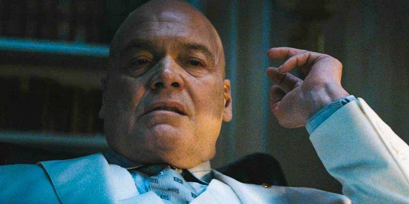 Wilson Fisk (Vincent D'Onofrio) com expressão de fúria em Daredevil: Born Again Temporada 1 Ep 9