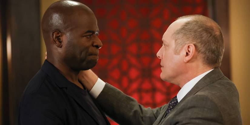 Dembe & Reddington looking at each other lovingly in The Blacklist season 8
