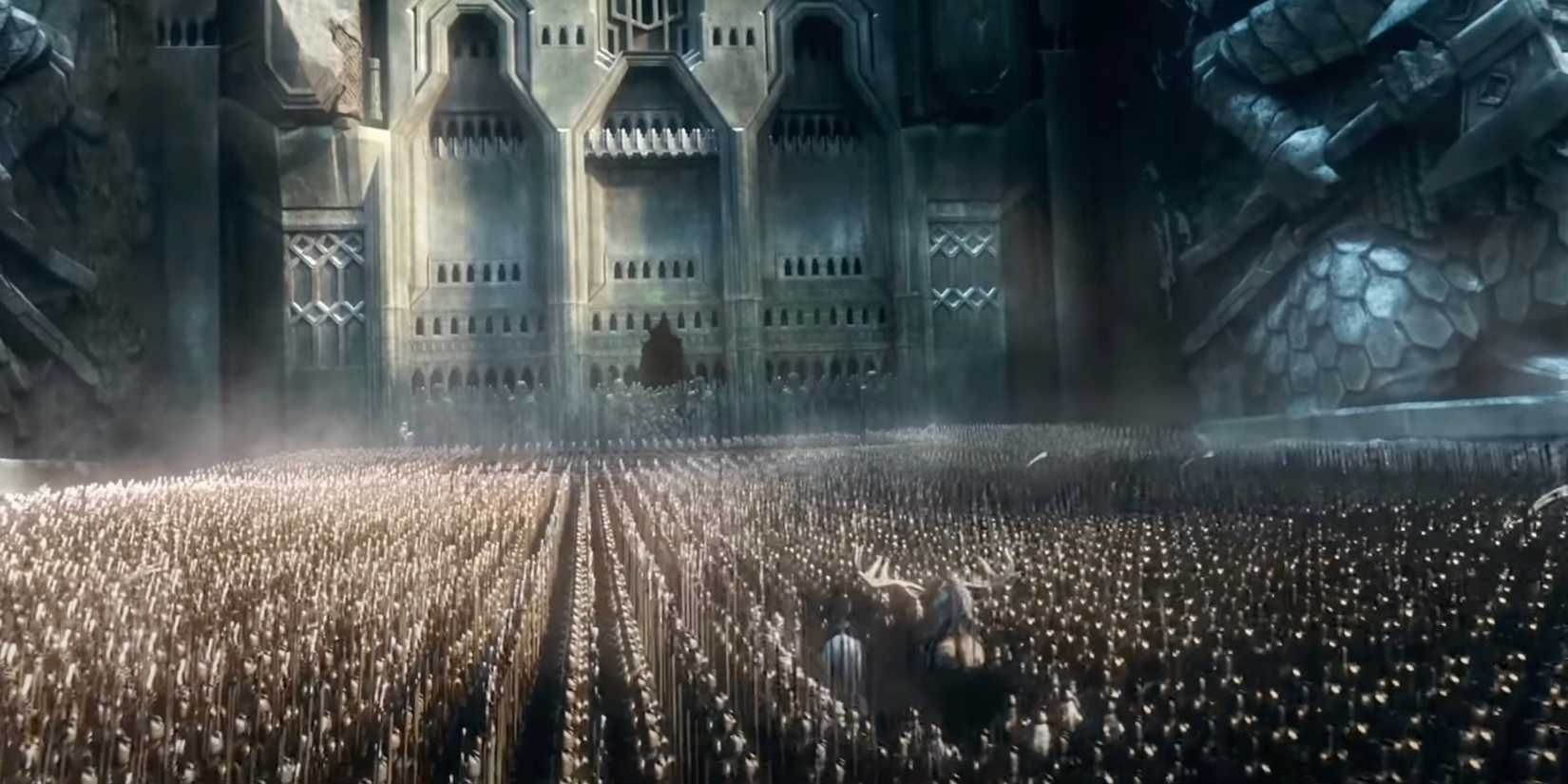 10 Tolkien Characters Who Could Debut In The Rings Of Power Season 3 7 Thranduil marches through the Elf army outside Erebor in The Hobbit: The Battle of Five Armies