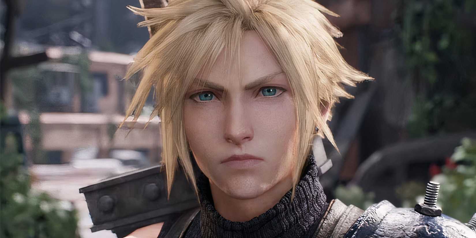 Final Fantasy 7 New Cloud Cloud Close-up