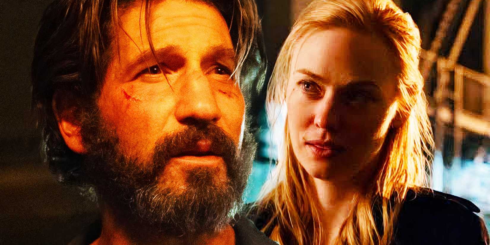 Frank Castle e Karen Page em Demolidor e Demolidor: Renascer