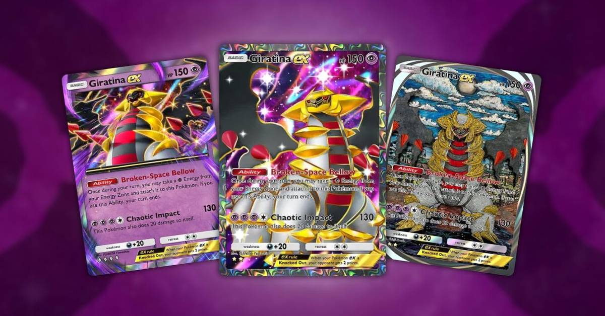giratina pokemon card ex Pokémon TCG Pocket: Deck Guide (Best Strategy & Cards List) put 1 damage counter on 2 of your opponents Benched Pokemon Giratina ex Lunala ex |