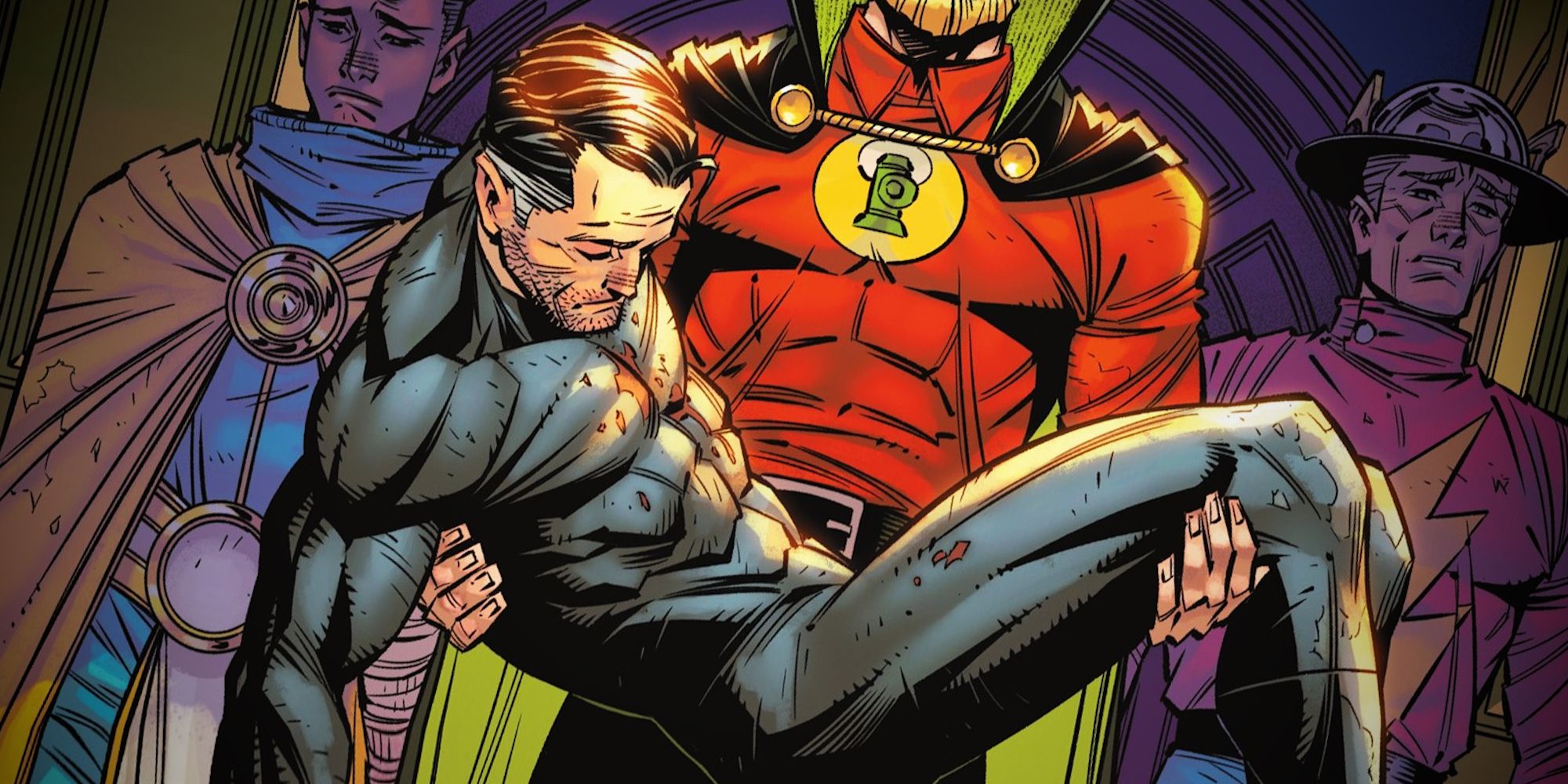 green-lantern-carries-dead-body-of-wildcat-in-dc-comics DC Announces It's Rebooting One Of Its Oldest Heroes As a Villain