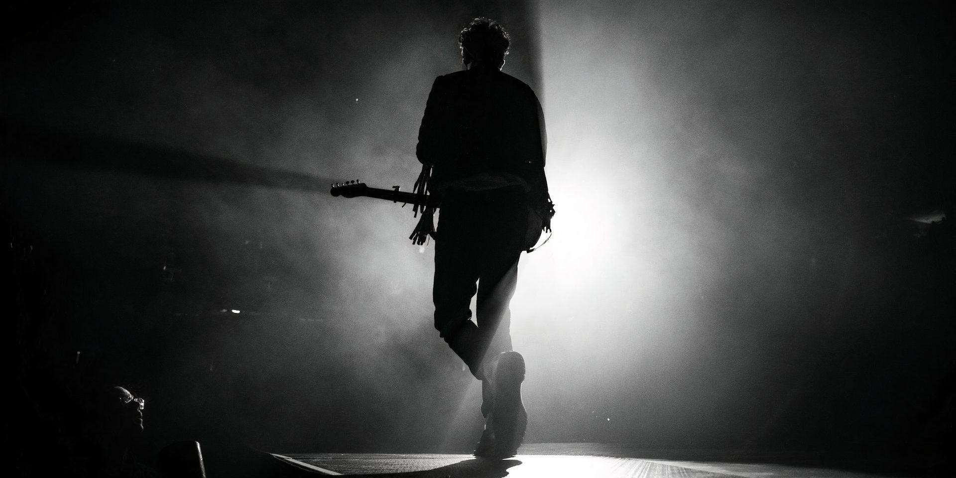Guitarist Walking Off Stage