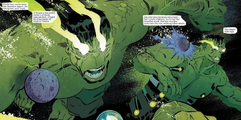 Hulk's ultimate form as the breaker of worlds