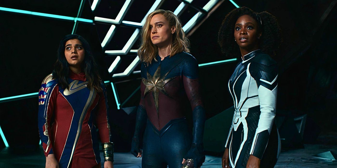 Le protagoniste femminili insieme ne "The Marvels"