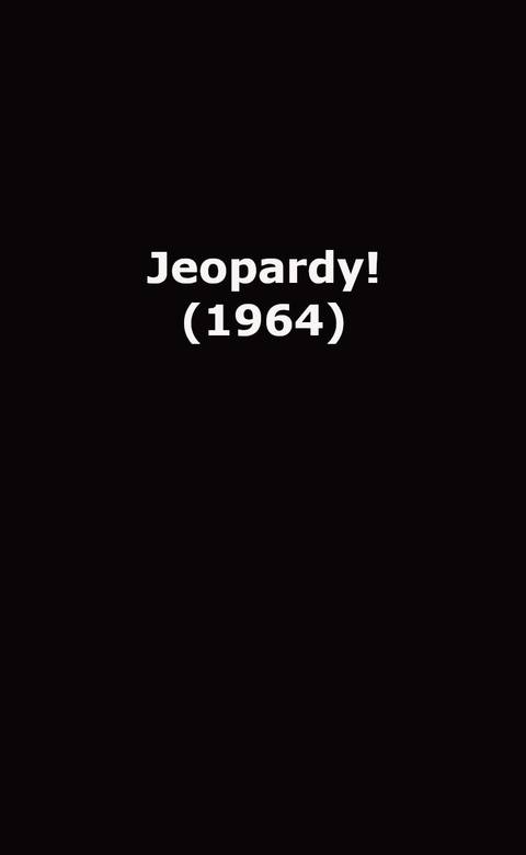 Jeopardy 1964 TV Show Logo Placeholder