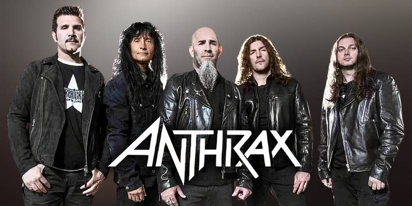 10 Replacement Metal Vocalists Who Were More Successful Than The Original 6 The band Anthrax alongside their logo