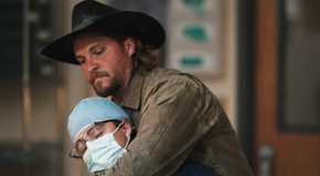 Kayce in Yellowstone season 5 investigating John's autopsy