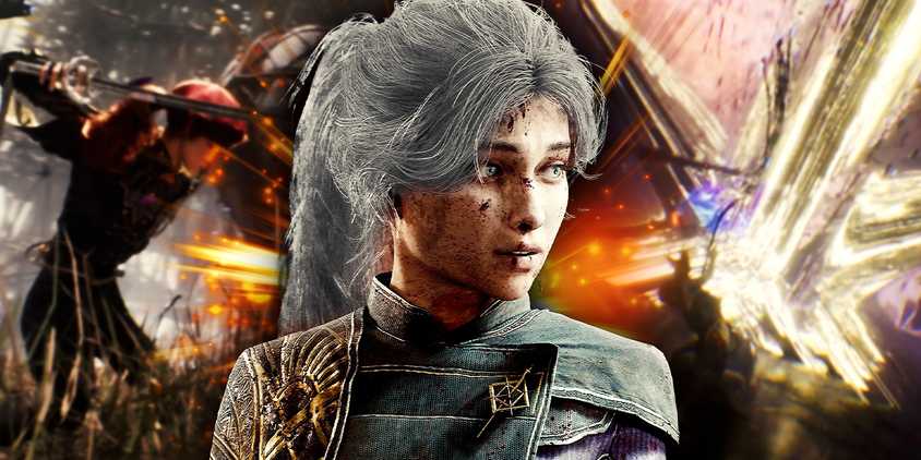 Maelle with white hair