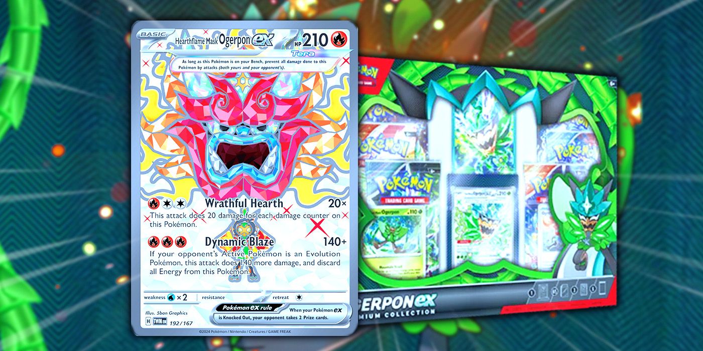 pokemon trading card game: ogerpon ex premium collection Ogerpon ex Premium Collection Pokemon – AllPokeTCG main image 0