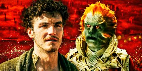 Mat and the Eelfinn from The Wheel of Time season 3