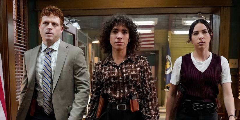 Caleb Foote as Randy Randolf, DianyRodriguez as Vera Strickland, and Mariel Molino as Lala Dominguez in NCIS: Origins