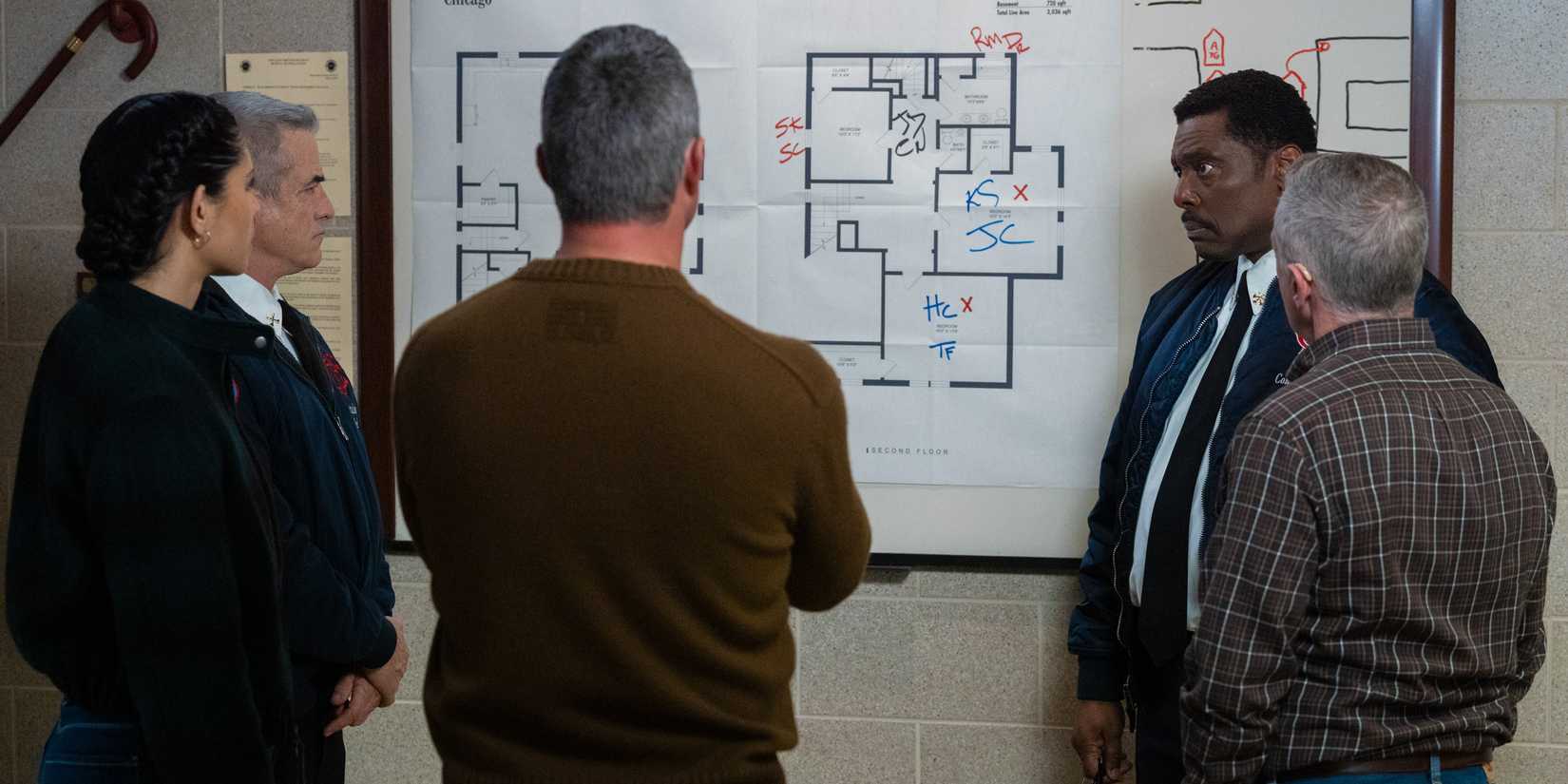 Boden and the team in Chicago Fire season 13, episode 18