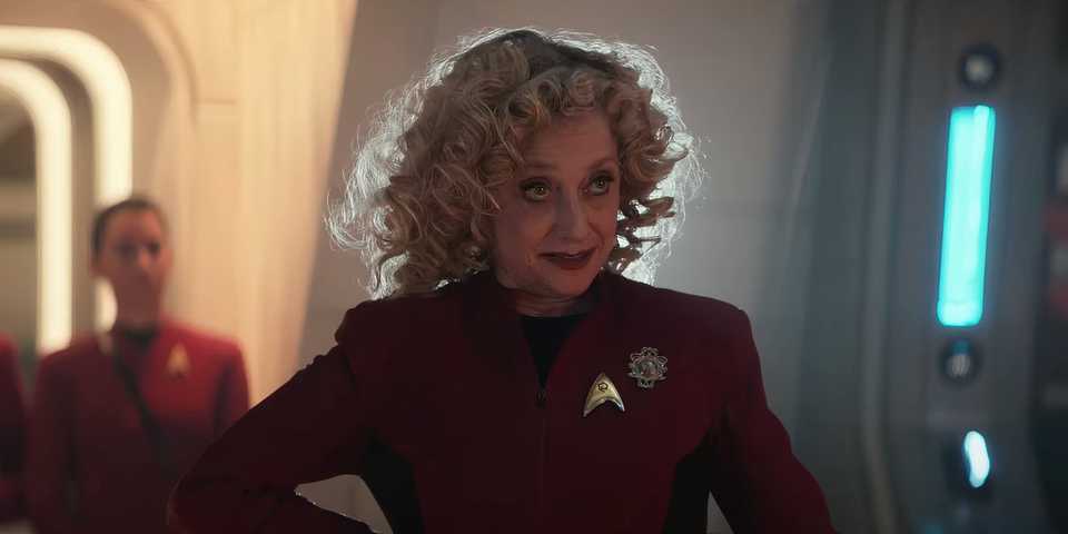 Pelia speaking in Star Trek Strange New Worlds season 3