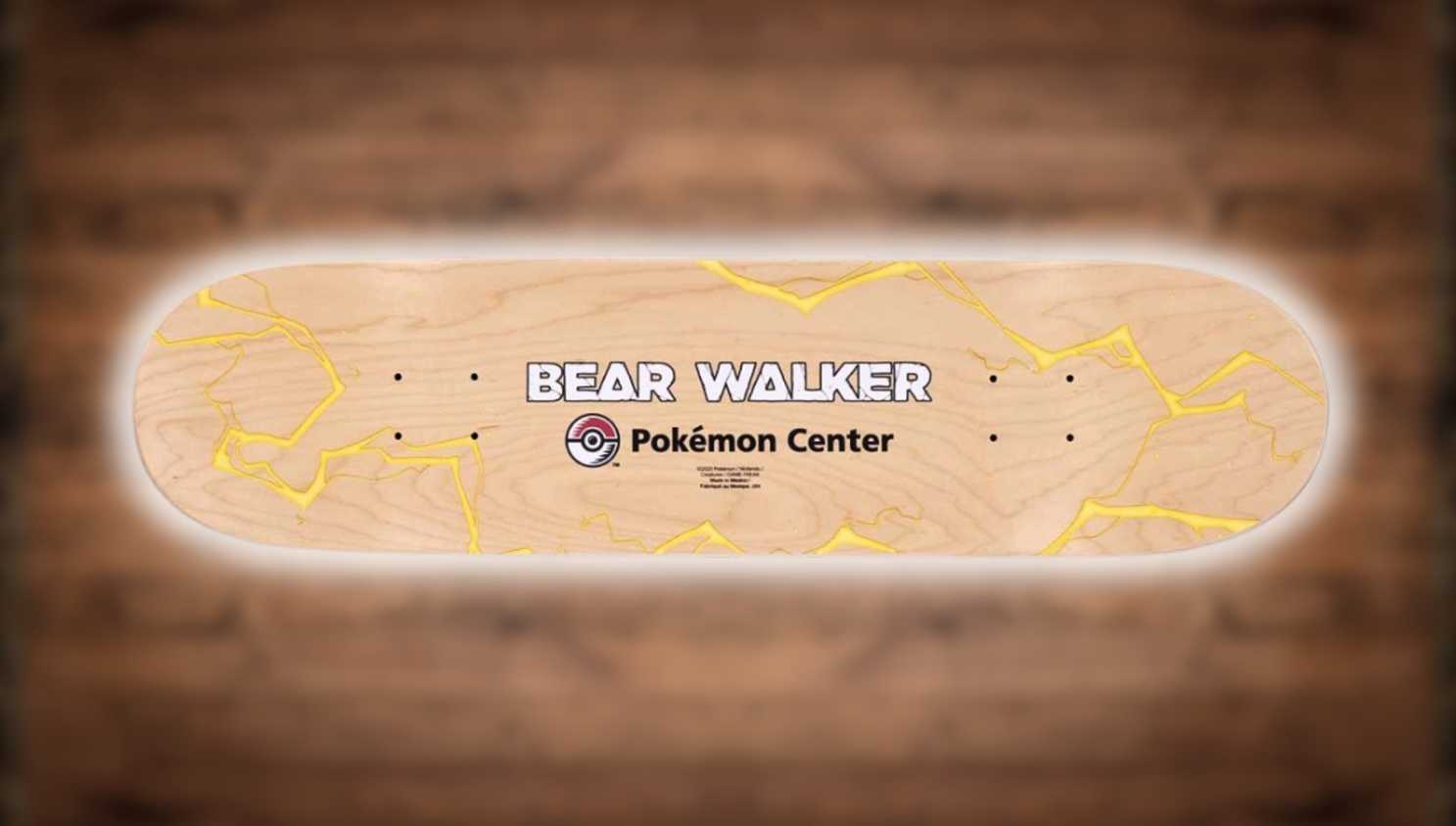 Pokémon Center × Bear Walker: Growlithe Skateboard - Pokémon Center Pokémon Center × Bear Walker: Growlithe Skateboard - Pokémon Center
