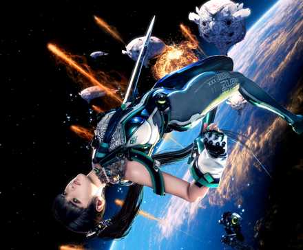 Основной постер игры Stellar Blade, показывающий Эв.