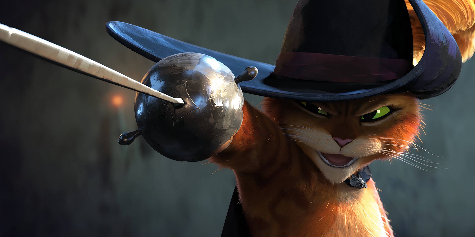 Gato de Botas em uma cena de Gato de Botas 2: O Último Pedido